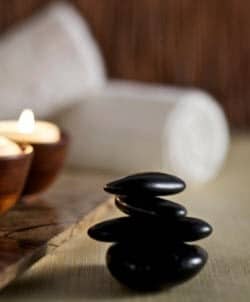 Hot stone therapy